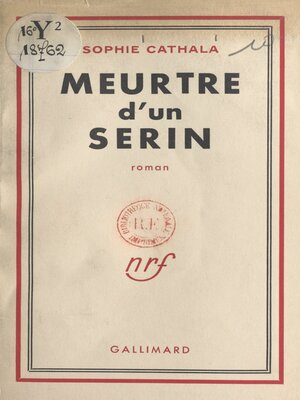 cover image of Meurtre d'un serin